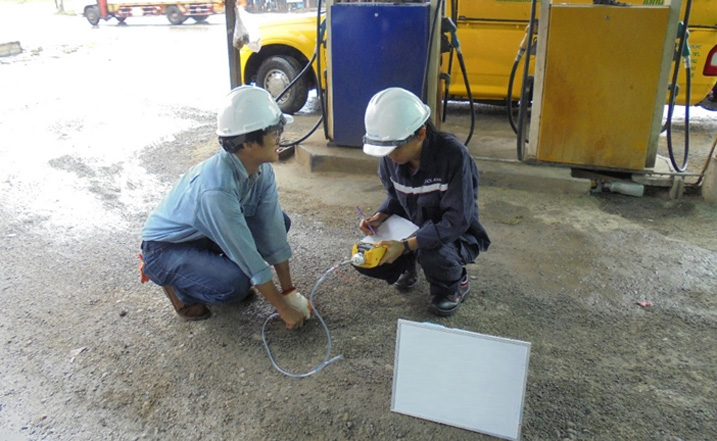 Soil Survey of Gas Station